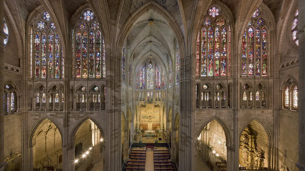Interior of León Cathedral